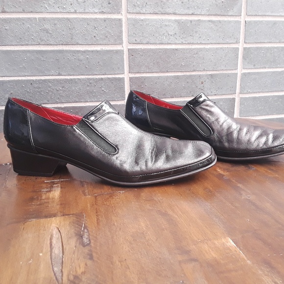 Combination patent and leather Amalfi by Rangoni loafers - Picture 10 of 10